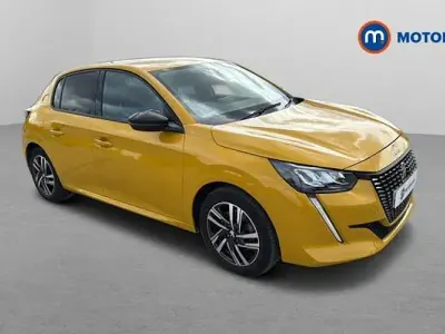 Used Peugeot 208 Allure Premium 102 HP (75 kW) 2022 Yellow Hatchback