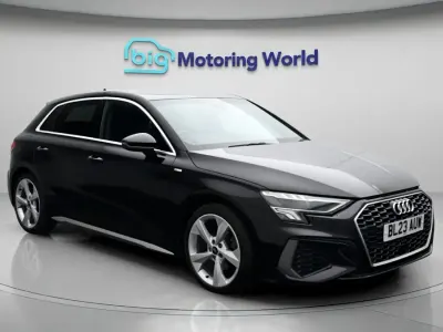 Used Audi A3 S-Line 109 HP (80 kW) 2023 Black Sedan