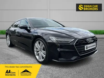 Used Audi A7 Sportback S-Line 340 HP (250 kW) 2018 Black Hatchback
