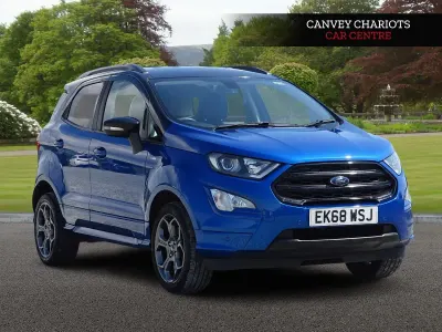 Used Ford Ecosport ST-Line 125 HP (91 kW) 2018 Blue SUV