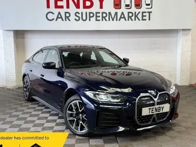 Used BMW i4 M Sport 250 kW (340 HP) 2022 Blue Sedan