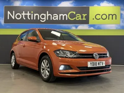 Used VW Polo SE 65 HP (47 kW) 2018 Orange Hatchback