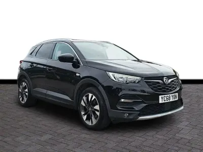 Used Vauxhall Grandland X Sport 130 HP (95 kW) 2018 Black SUV