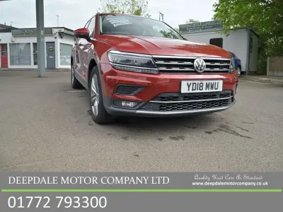 Używany VW Tiguan SEL 2018 Czerwony SUV