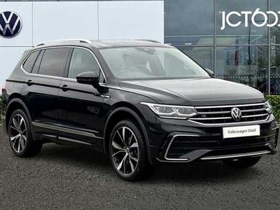 Black Used 2024 VW Tiguan Allspace R-line SUV | £31,282 (Fair price)