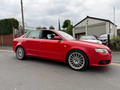 Used Audi A4 S-Line 220 HP (161 kW) 2006 Red Sedan