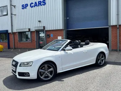 Used Audi A5 Cabriolet S-Line 211 HP (155 kW) 2011 White Cabriolet