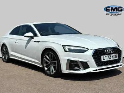 Used Audi A5 S-Line 204 HP (150 kW) 2022 White Coupe