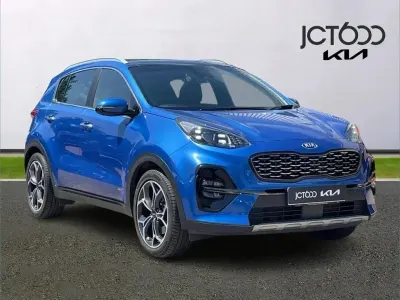 Used Kia Sportage GT-Line S 136 HP (100 kW) 2022 Blue SUV