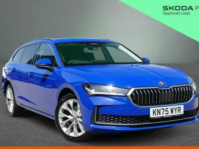 Used Skoda Superb SE L 150 HP (110 kW) 2025 Blue Estate