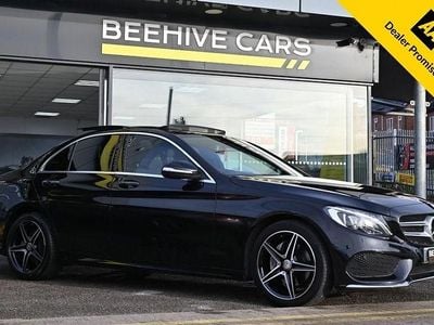 Black Used 2014 Mercedes C220 AMG line Sedan | £9,950 (A bit pricey)