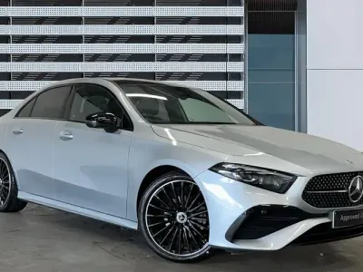 Used Mercedes A200 AMG line 163 HP (119 kW) 2021 Silver Sedan
