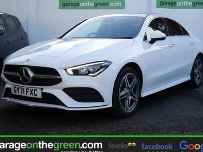 Used Mercedes CLA250e AMG line 2021 Polar white Sedan
