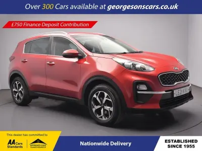 Used Kia Sportage 130 HP (95 kW) 2021 Red SUV