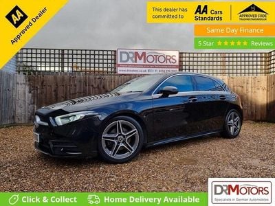 Used Mercedes A200 AMG line 163 HP (119 kW) 2019 Black Hatchback