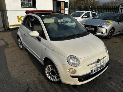 Used Fiat 500C Lounge 69 HP (50 kW) 2013 White Cabriolet