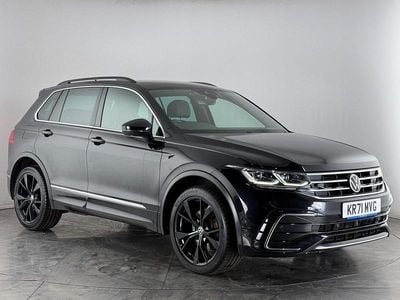 Black Used 2021 VW Tiguan R-line SUV | £19,950 (Good price)