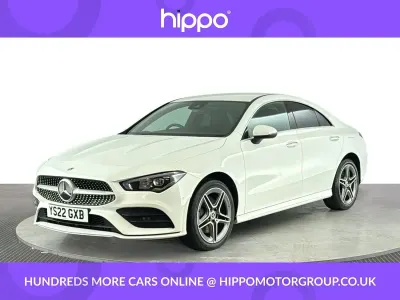 Used Mercedes CLA250e AMG line 218 HP (160 kW) 2022 White Coupe