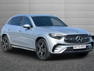 Begagnad Mercedes GLC300 AMG Line Premium 258 HK (189 kW) 2023 Silver Kombi