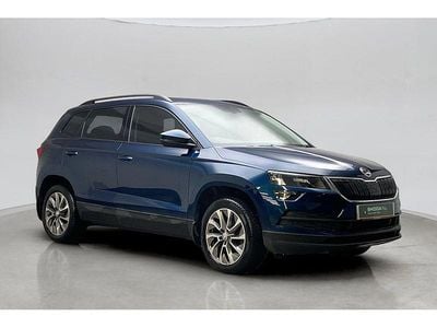 Used Skoda Karoq SE Drive 147 HP (108 kW) 2021 Petrol blue metallic SUV
