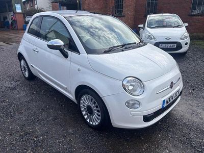White Used 2014 Fiat 500 Lounge Hatchback | £3,499 (Fair price)
