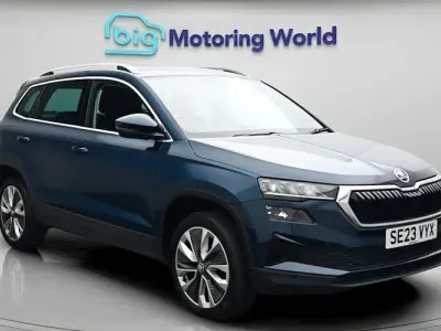 Used Skoda Karoq SE L 150 HP (110 kW) 2023 Blue SUV