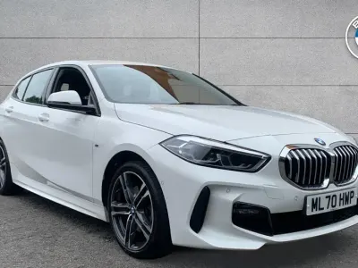 Used BMW 118 M Sport 138 HP (101 kW) 2020 White Hatchback