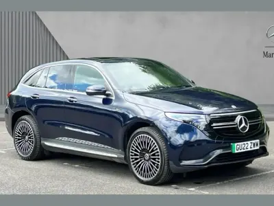 Used Mercedes EQC400 AMG Line Premium 300 kW (408 HP) 2022 Blue SUV