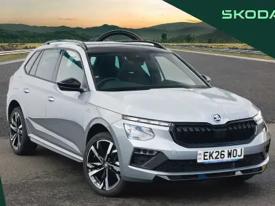 New Skoda Kamiq Monte Carlo 85 HP (62 kW) 2026 Smokey silver metallic SUV