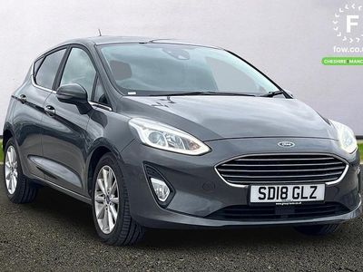 Used Ford Fiesta Titanium 100 HP (73 kW) 2018 Grey Hatchback