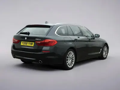 Begagnad BMW 520 Comfort Edition 2018 Svart Kombi