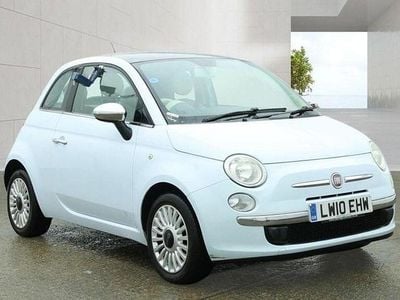 Used Fiat 500 Lounge 69 HP (50 kW) 2010 Blue Hatchback