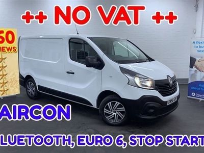 used Renault Trafic 1.6 SL27 BUSINESS ENERGY ++ NO VAT ++ AIRCON ++ BLUETOOTH ++STOP START, EURO 6, AD BLUE, 3 SEATS, PL