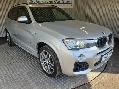 Begagnad BMW X3 M Sport 190 HK (139 kW) 2017 Silver SUV