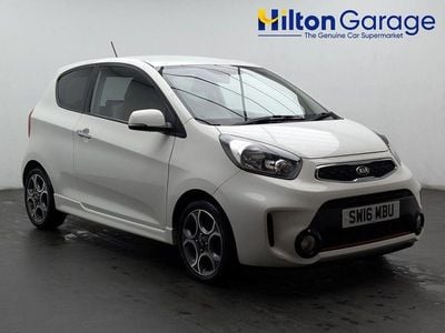 Used Kia Picanto 84 HP (61 kW) 2016 White Hatchback