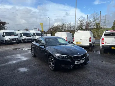 Used BMW 218 Sport Line 2019 Black Coupe