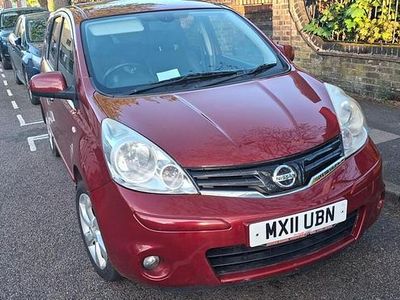 Used Nissan Note Tekna 110 HP (80 kW) 2011 Red Hatchback