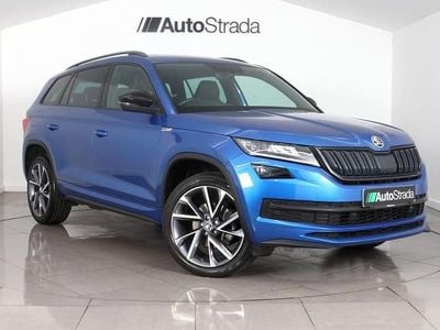 Used Skoda Kodiaq SportLine 150 HP (110 kW) 2021 Blue SUV