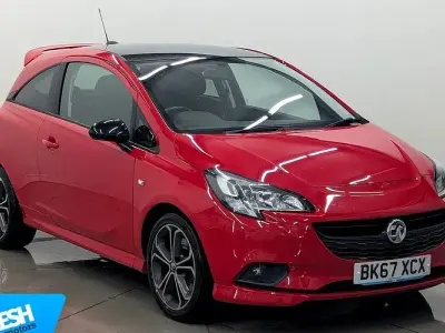 Used Vauxhall Corsa Edition 150 HP (110 kW) 2017 Red Hatchback