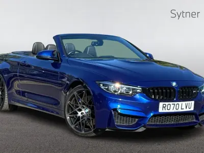 Used BMW M4 Competition Edition 444 HP (326 kW) 2020 Blue Cabriolet