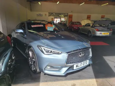 Used Infiniti Q60 Sport Tech 211 HP (155 kW) 2017 Blue Coupe