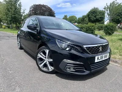 Used Peugeot 308 GT-line 2018 Black Hatchback