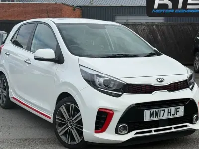 Used Kia Picanto GT-Line S 83 HP (61 kW) 2017 White Hatchback