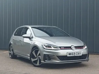 Used VW Golf VII GTI 245 HP (180 kW) 2019 Silver Hatchback