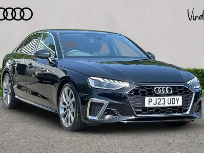 Used Audi A4 S-Line 147 HP (108 kW) 2023 Black Sedan