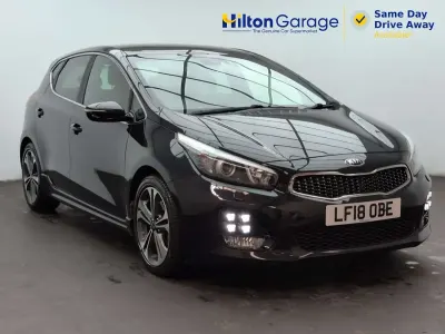 Used Kia Ceed GT-Line S 136 HP (100 kW) 2018 Black Hatchback