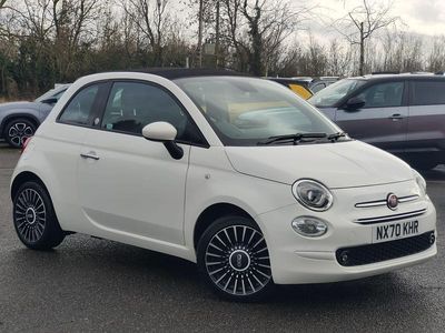 White Used 2020 Fiat 500C Launch Edition Cabriolet | £10,495 (Fair price)