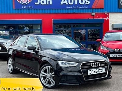 used Audi A3 Sportback (2017/66)S Line 1.6 TDI 110PS S Tronic auto (05/16 on) 5d