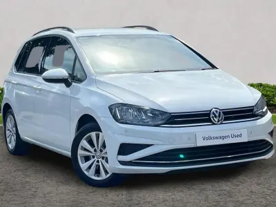 Used VW Golf Sportsvan SE 128 HP (94 kW) 2018 White MPV