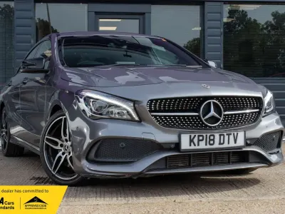 Used Mercedes CLA220 AMG line 177 HP (130 kW) 2018 Grey Sedan